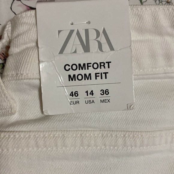 Zara mom comfort high waisted ankle length New with tag size 14 - Picture 8 of 11